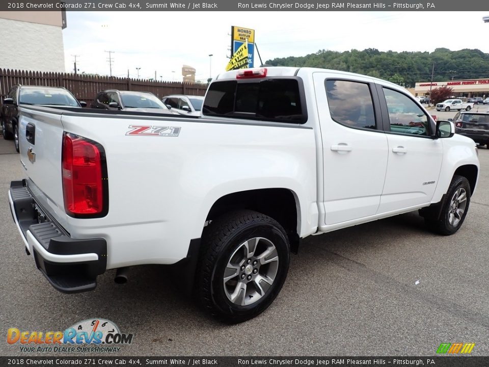 2018 Chevrolet Colorado Z71 Crew Cab 4x4 Summit White / Jet Black Photo #5