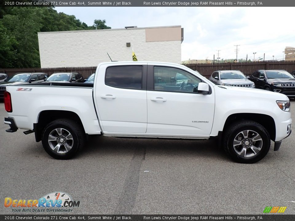 2018 Chevrolet Colorado Z71 Crew Cab 4x4 Summit White / Jet Black Photo #6