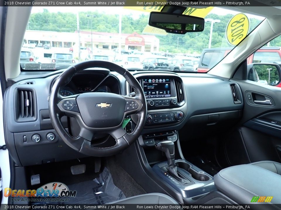 2018 Chevrolet Colorado Z71 Crew Cab 4x4 Summit White / Jet Black Photo #12