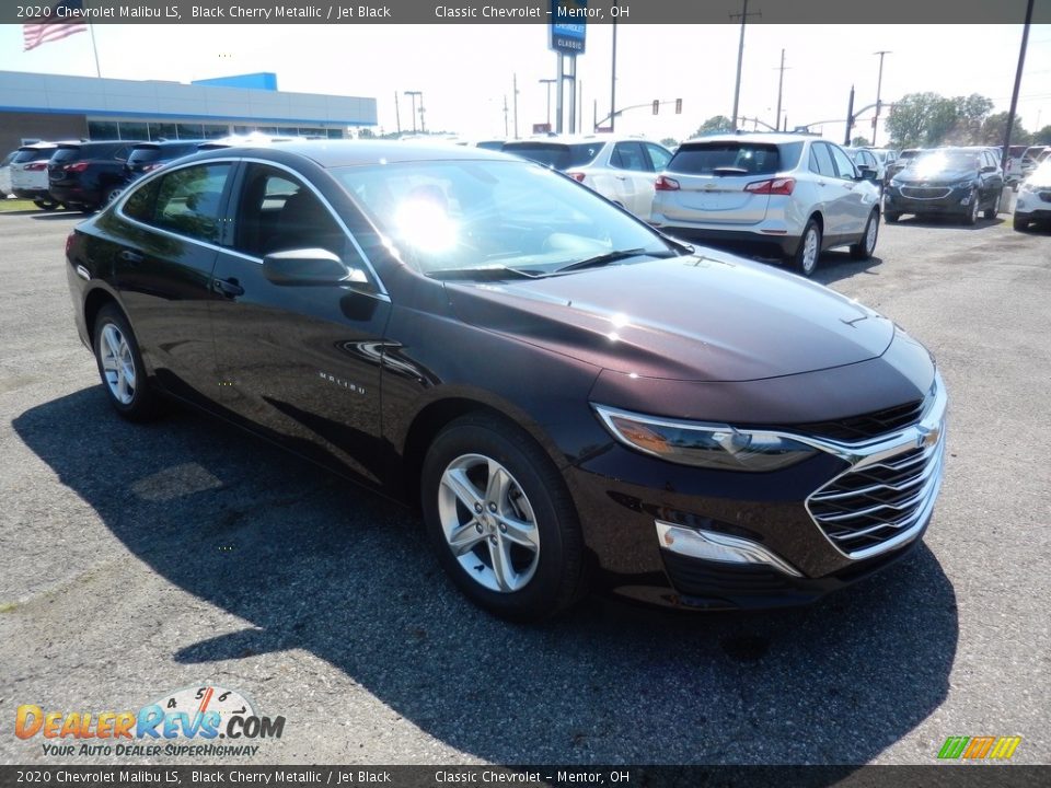 2020 Chevrolet Malibu LS Black Cherry Metallic / Jet Black Photo #3
