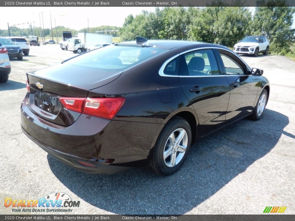 2020 Chevrolet Malibu LS Black Cherry Metallic / Jet Black Photo #4