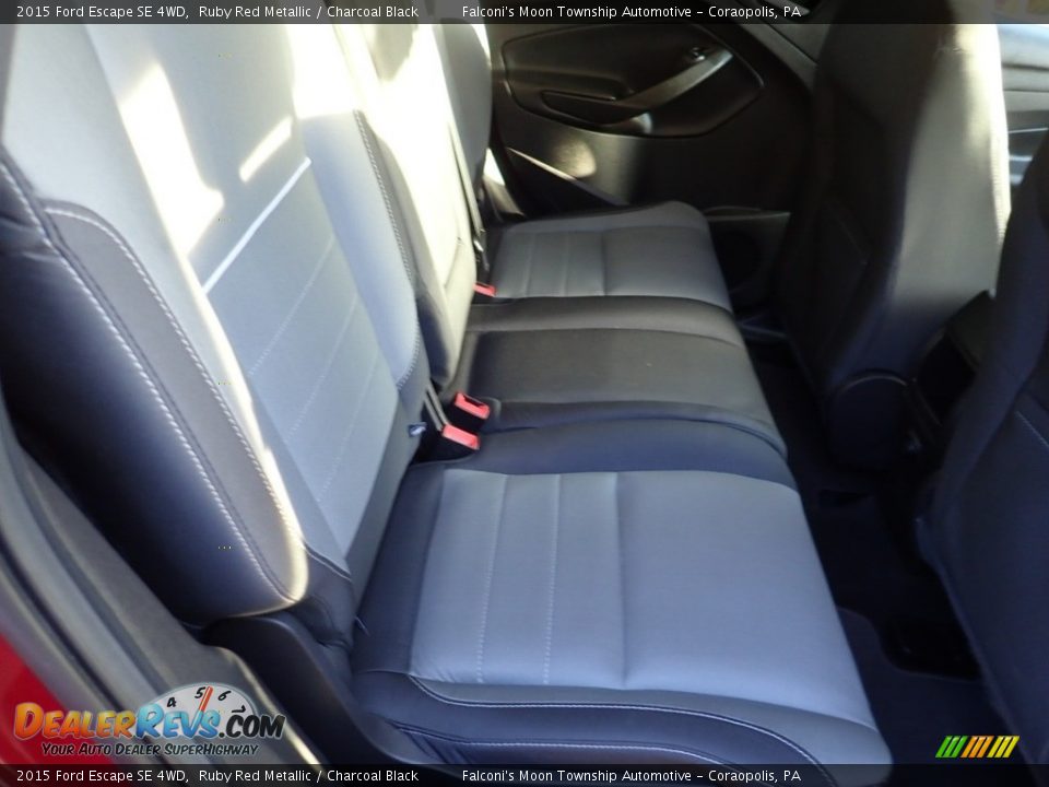 2015 Ford Escape SE 4WD Ruby Red Metallic / Charcoal Black Photo #14