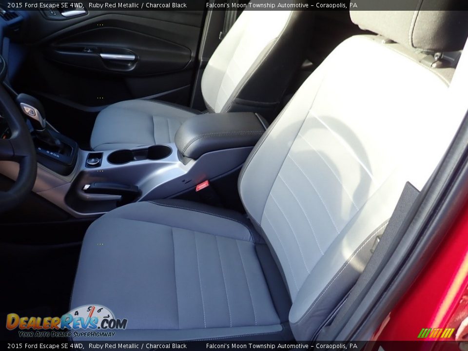 2015 Ford Escape SE 4WD Ruby Red Metallic / Charcoal Black Photo #15
