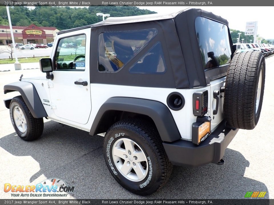 2017 Jeep Wrangler Sport 4x4 Bright White / Black Photo #3