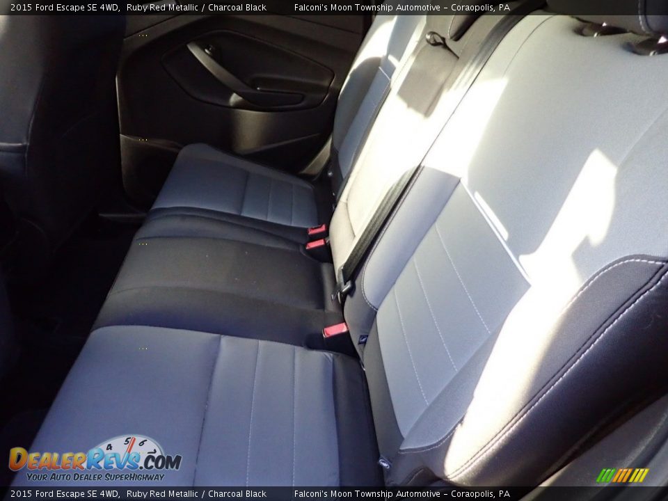 2015 Ford Escape SE 4WD Ruby Red Metallic / Charcoal Black Photo #16