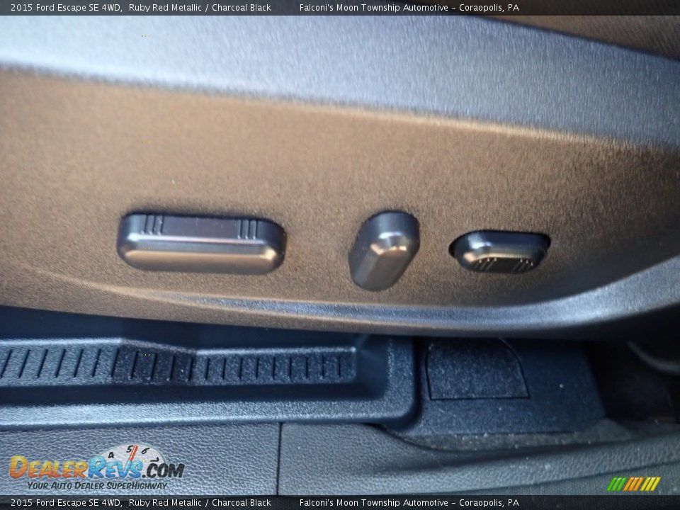 2015 Ford Escape SE 4WD Ruby Red Metallic / Charcoal Black Photo #20