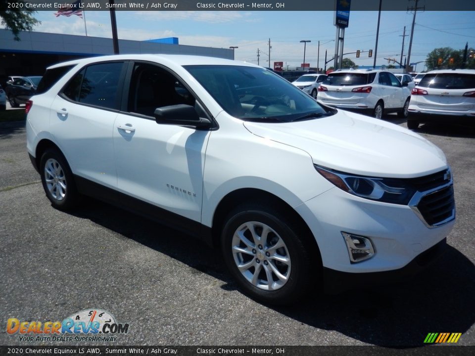 2020 Chevrolet Equinox LS AWD Summit White / Ash Gray Photo #3
