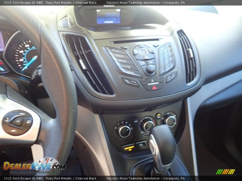 2015 Ford Escape SE 4WD Ruby Red Metallic / Charcoal Black Photo #22