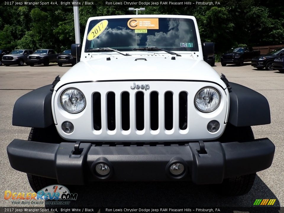 2017 Jeep Wrangler Sport 4x4 Bright White / Black Photo #9