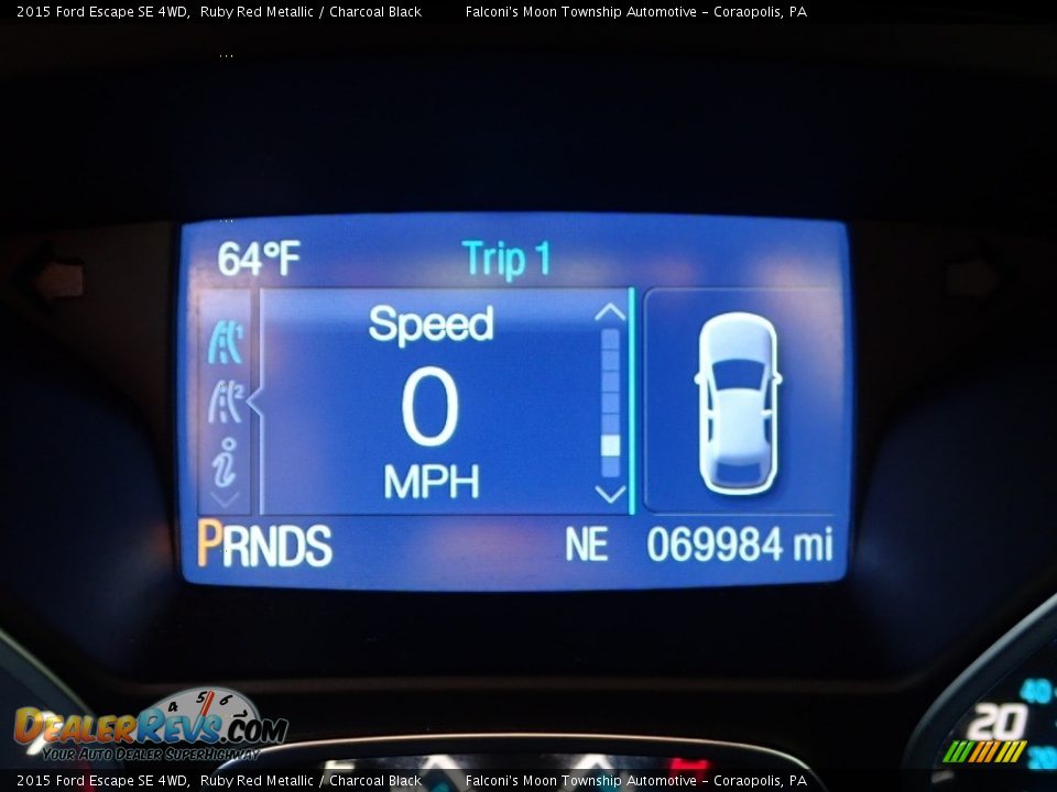 2015 Ford Escape SE 4WD Ruby Red Metallic / Charcoal Black Photo #24