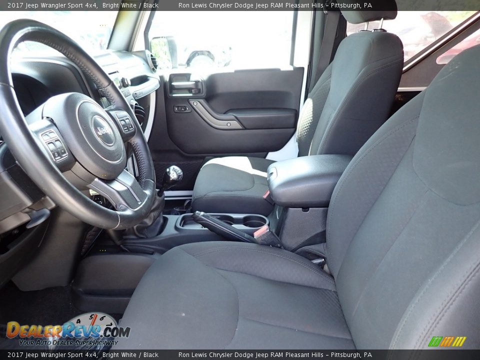 2017 Jeep Wrangler Sport 4x4 Bright White / Black Photo #11