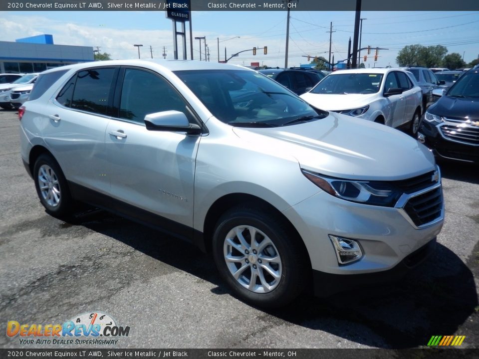 2020 Chevrolet Equinox LT AWD Silver Ice Metallic / Jet Black Photo #3