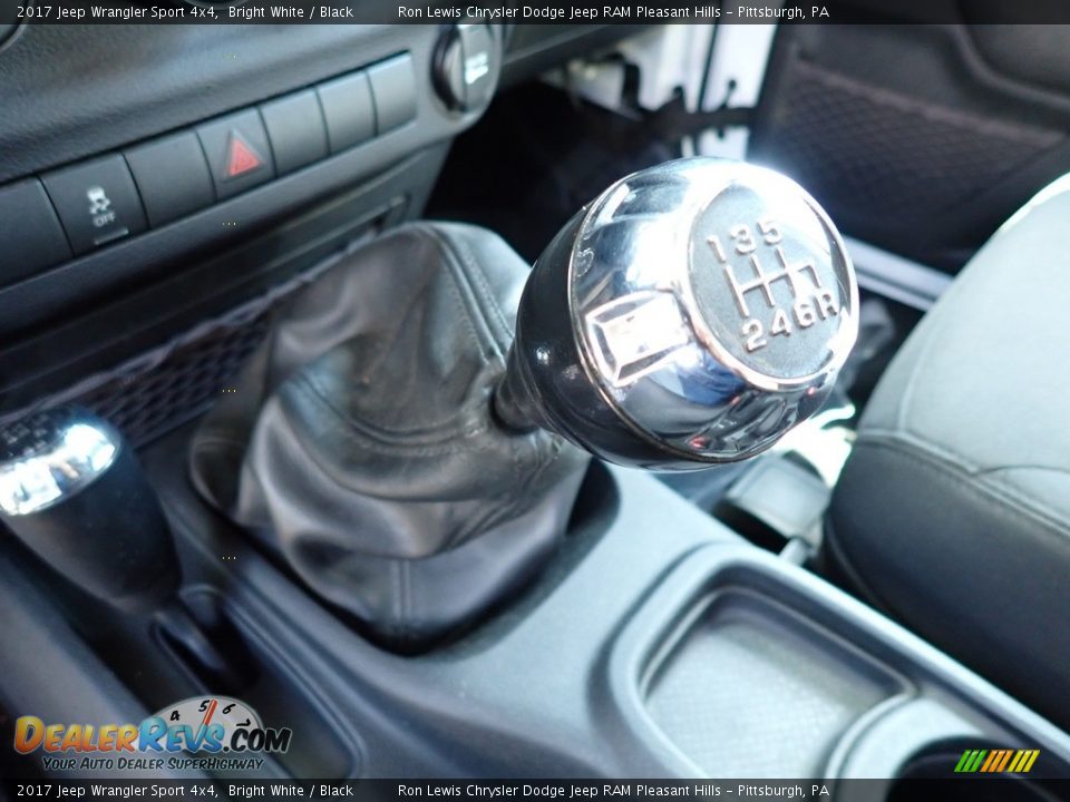 2017 Jeep Wrangler Sport 4x4 Bright White / Black Photo #16