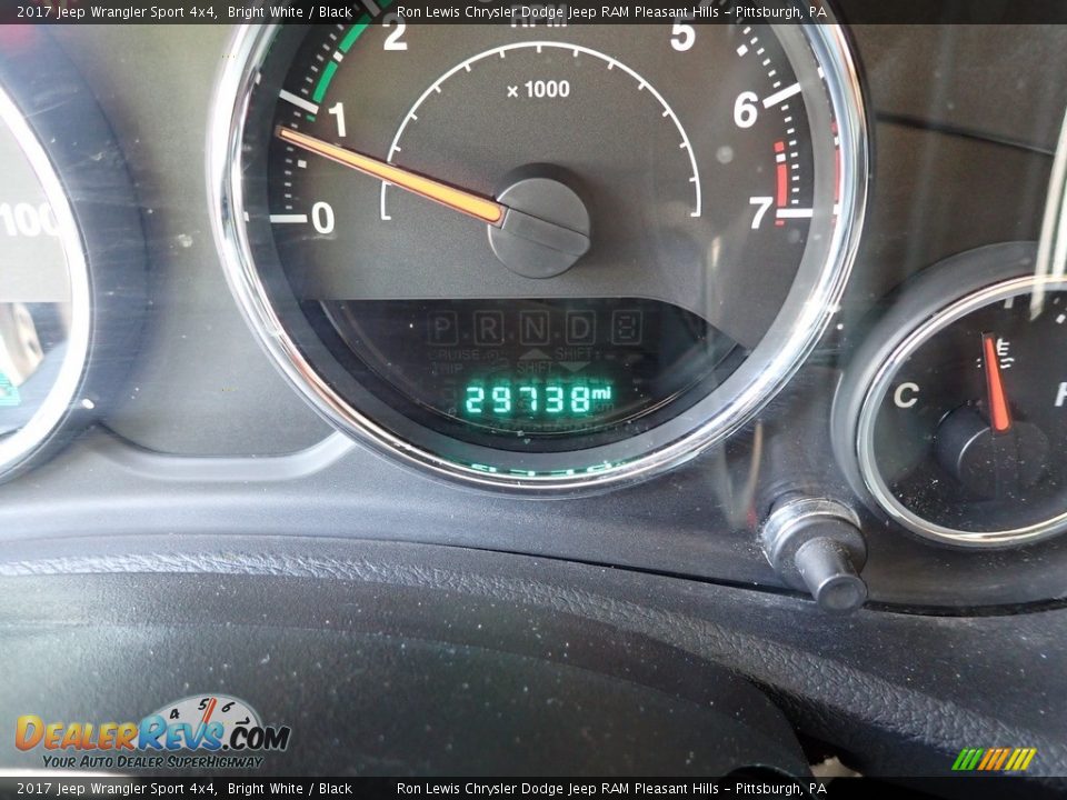 2017 Jeep Wrangler Sport 4x4 Bright White / Black Photo #20