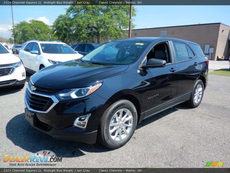 2020 Chevrolet Equinox LS Midnight Blue Metallic / Ash Gray Photo #1