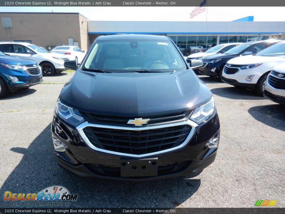 2020 Chevrolet Equinox LS Midnight Blue Metallic / Ash Gray Photo #2