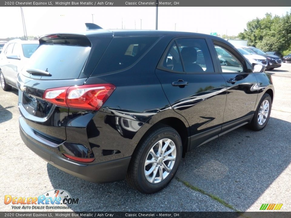 2020 Chevrolet Equinox LS Midnight Blue Metallic / Ash Gray Photo #4