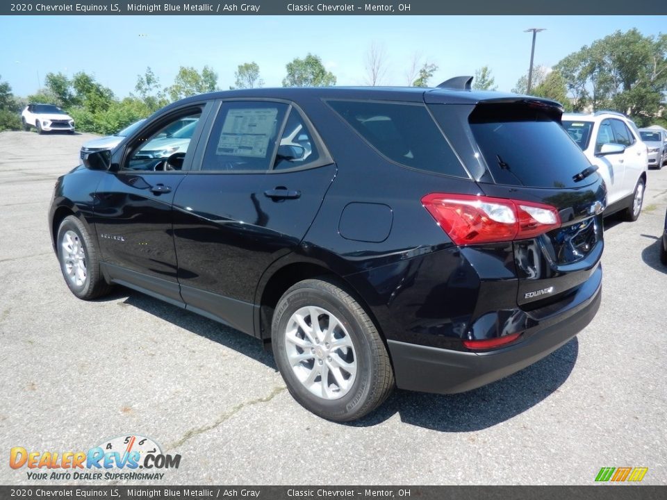 2020 Chevrolet Equinox LS Midnight Blue Metallic / Ash Gray Photo #5