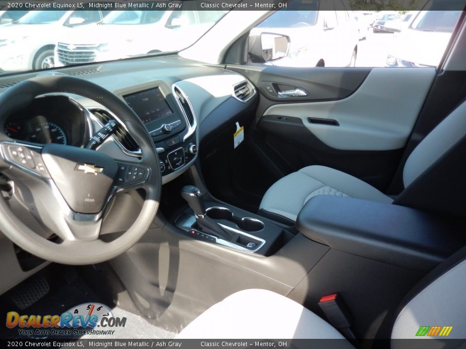 2020 Chevrolet Equinox LS Midnight Blue Metallic / Ash Gray Photo #6