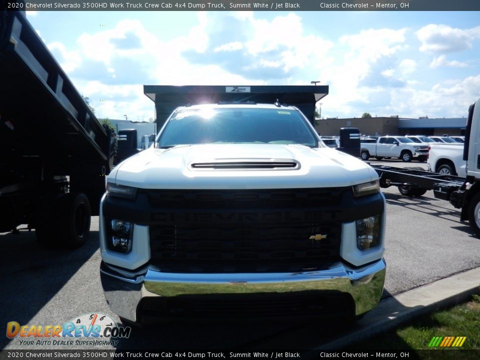 2020 Chevrolet Silverado 3500HD Work Truck Crew Cab 4x4 Dump Truck Summit White / Jet Black Photo #2