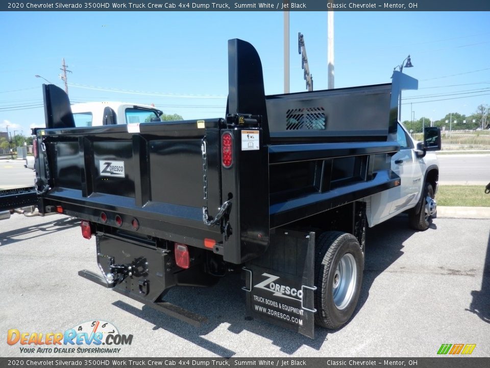 2020 Chevrolet Silverado 3500HD Work Truck Crew Cab 4x4 Dump Truck Summit White / Jet Black Photo #4
