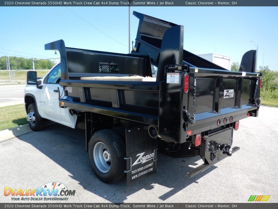 2020 Chevrolet Silverado 3500HD Work Truck Crew Cab 4x4 Dump Truck Summit White / Jet Black Photo #5