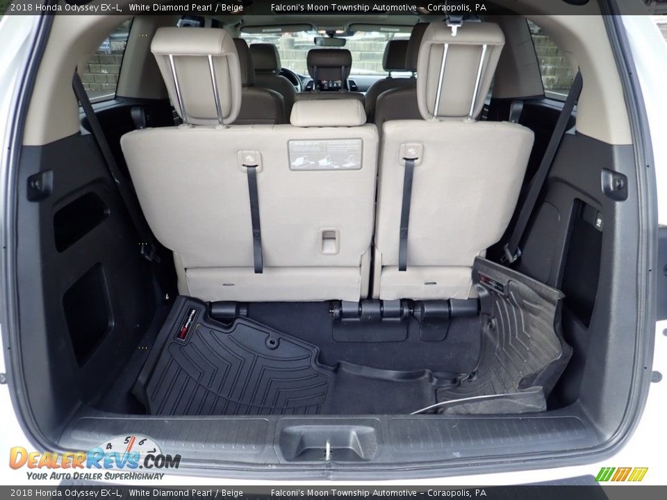 2018 Honda Odyssey EX-L White Diamond Pearl / Beige Photo #5