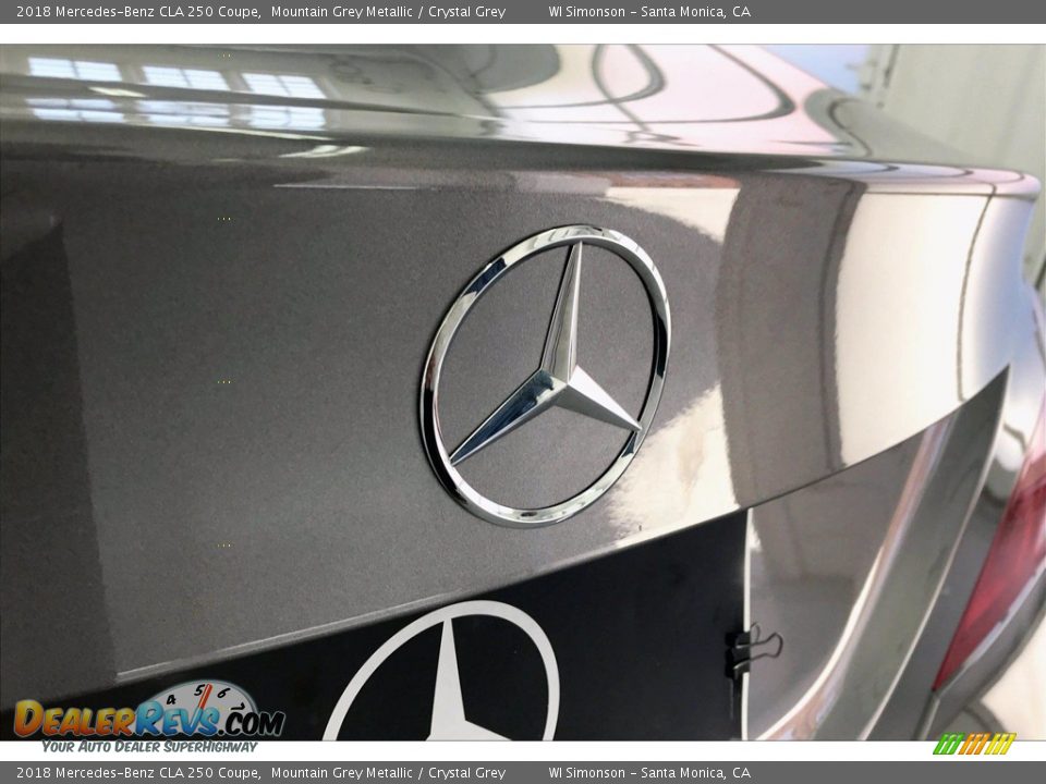 2018 Mercedes-Benz CLA 250 Coupe Mountain Grey Metallic / Crystal Grey Photo #7