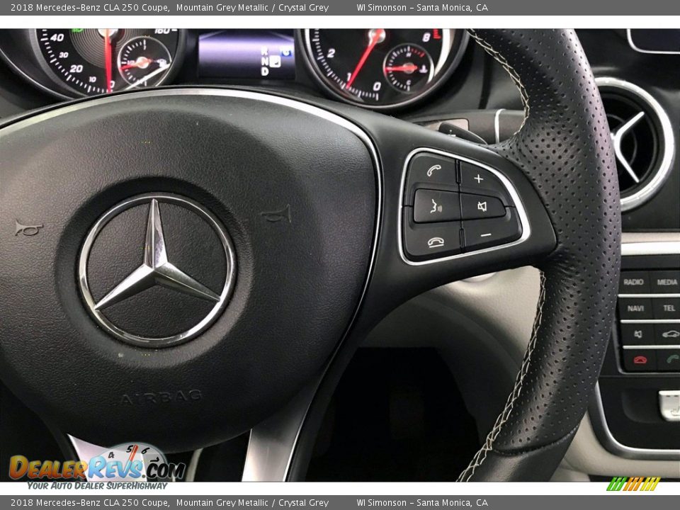 2018 Mercedes-Benz CLA 250 Coupe Mountain Grey Metallic / Crystal Grey Photo #19