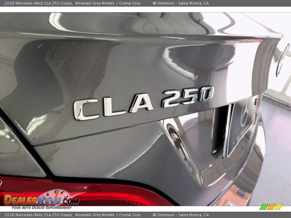 2018 Mercedes-Benz CLA 250 Coupe Mountain Grey Metallic / Crystal Grey Photo #27