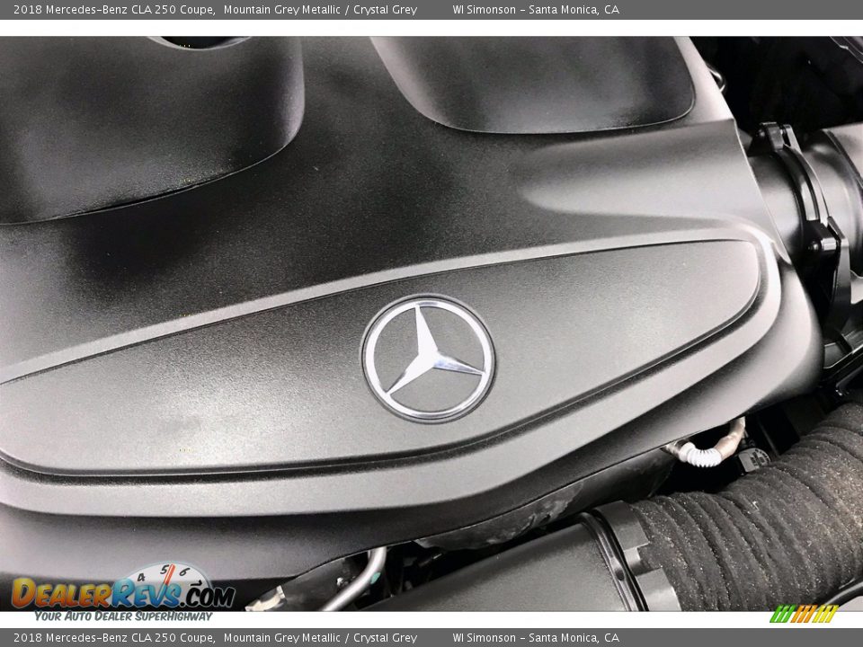 2018 Mercedes-Benz CLA 250 Coupe Mountain Grey Metallic / Crystal Grey Photo #31