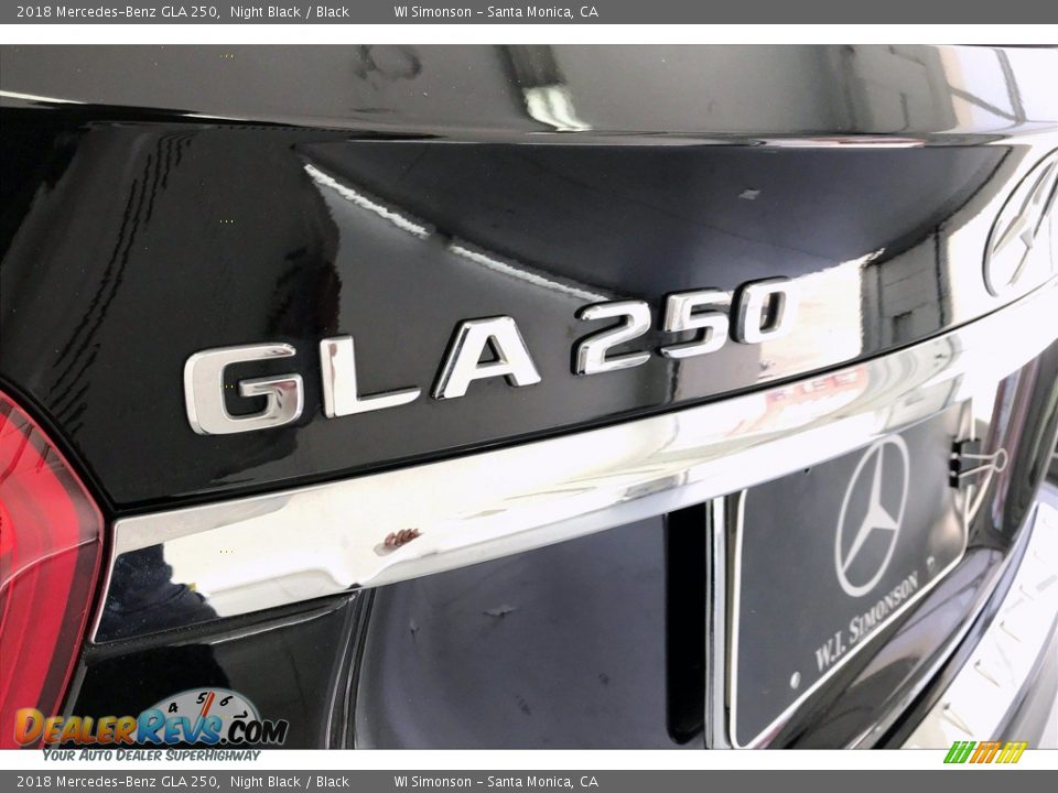2018 Mercedes-Benz GLA 250 Night Black / Black Photo #27