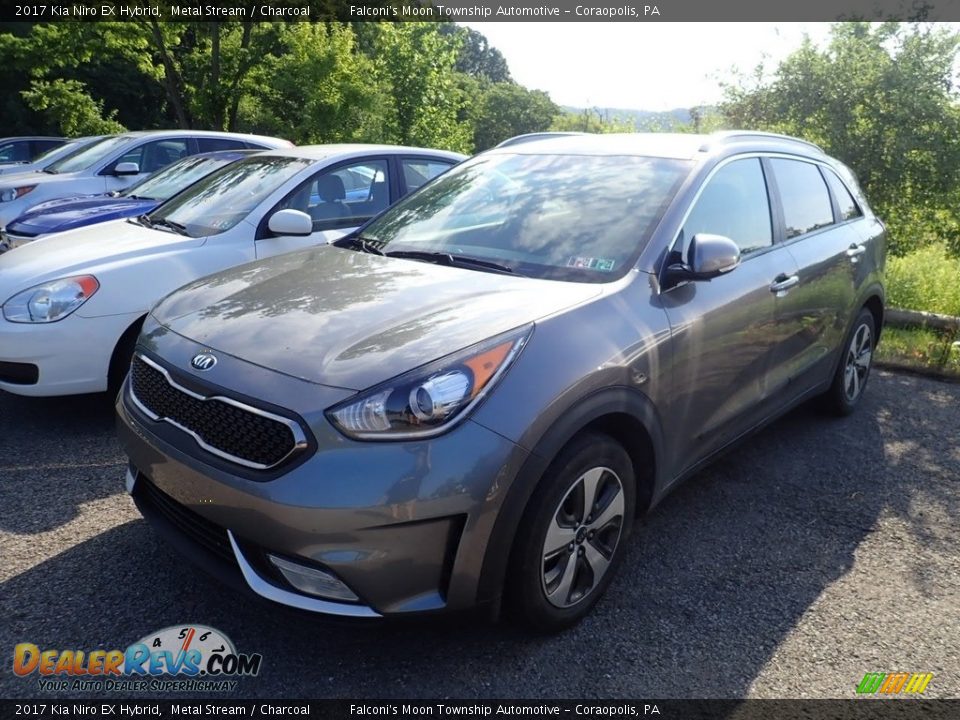 2017 Kia Niro EX Hybrid Metal Stream / Charcoal Photo #1