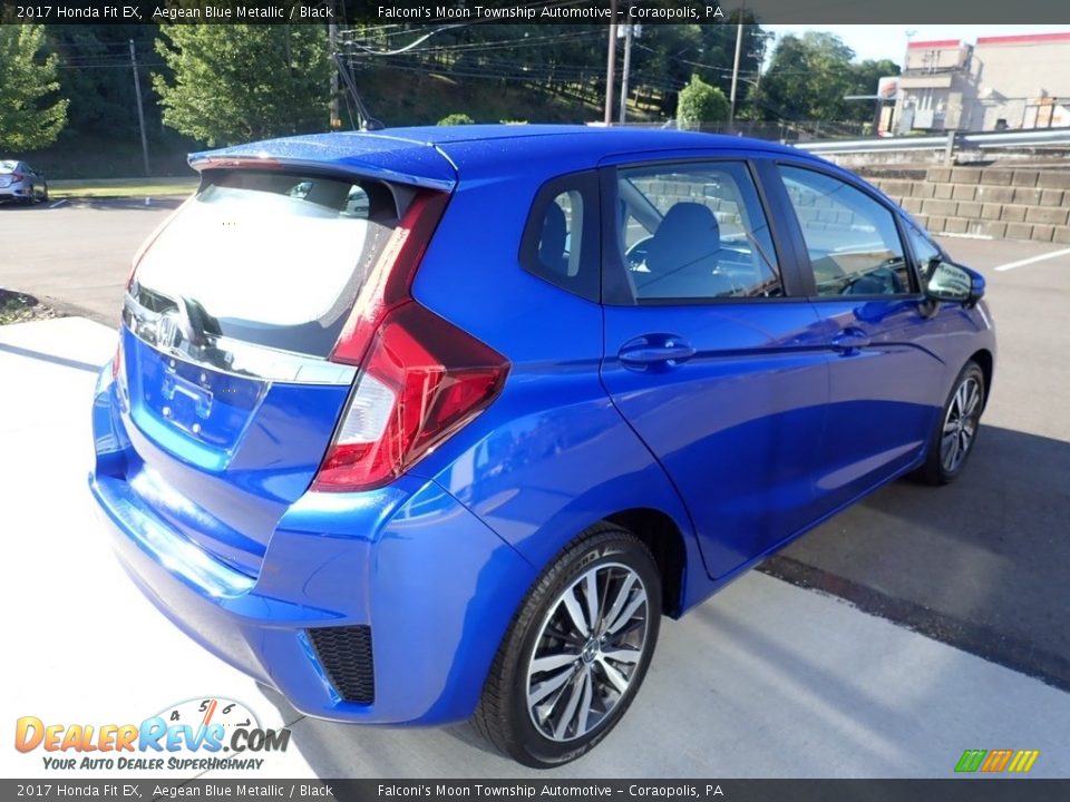 2017 Honda Fit EX Aegean Blue Metallic / Black Photo #6