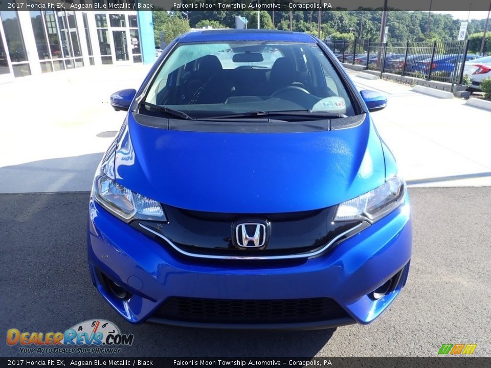 2017 Honda Fit EX Aegean Blue Metallic / Black Photo #9