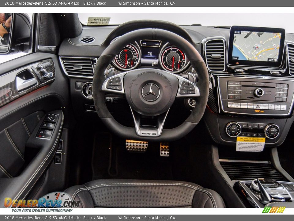 2018 Mercedes-Benz GLS 63 AMG 4Matic Black / Black Photo #4