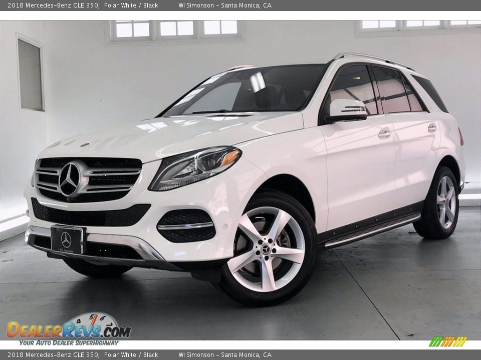 2018 Mercedes-Benz GLE 350 Polar White / Black Photo #12