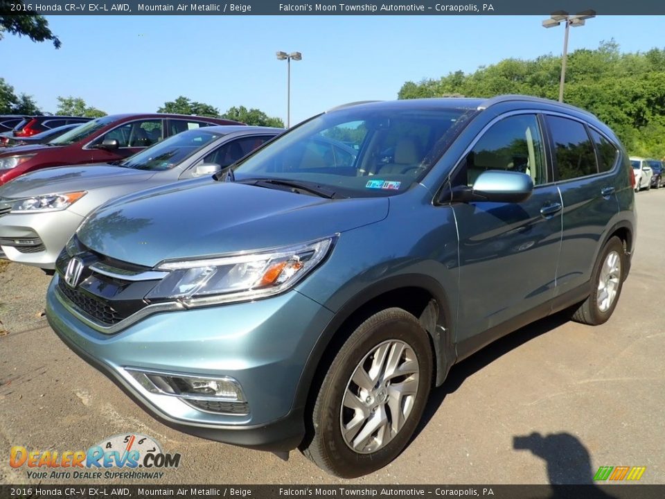2016 Honda CR-V EX-L AWD Mountain Air Metallic / Beige Photo #1