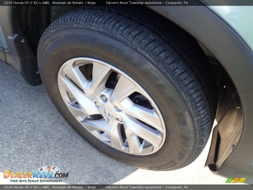 2016 Honda CR-V EX-L AWD Mountain Air Metallic / Beige Photo #5