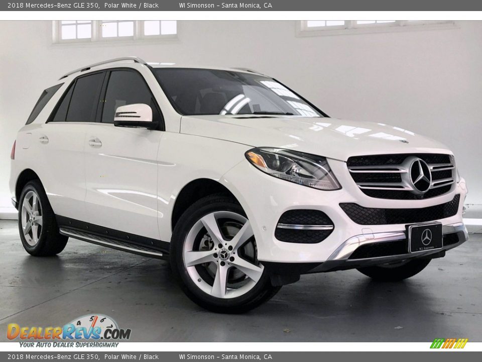 2018 Mercedes-Benz GLE 350 Polar White / Black Photo #34