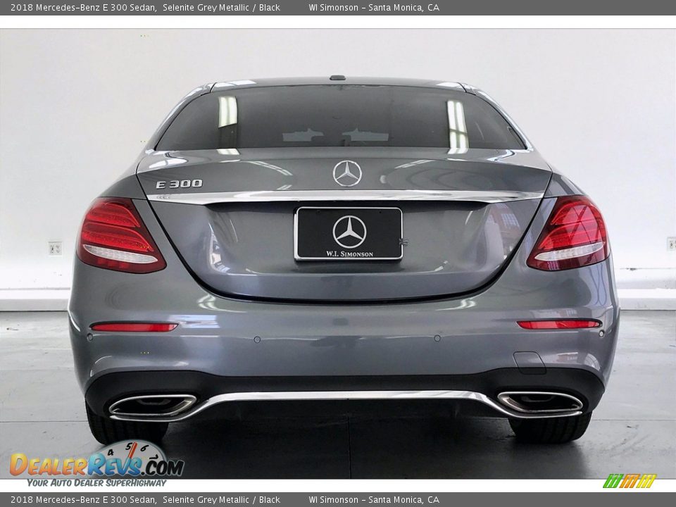 2018 Mercedes-Benz E 300 Sedan Selenite Grey Metallic / Black Photo #3
