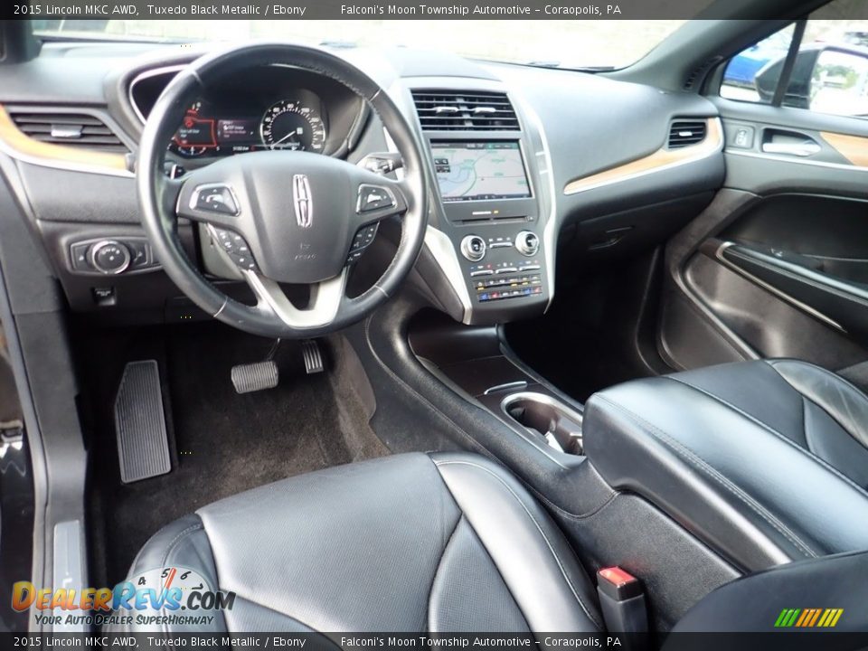 2015 Lincoln MKC AWD Tuxedo Black Metallic / Ebony Photo #17