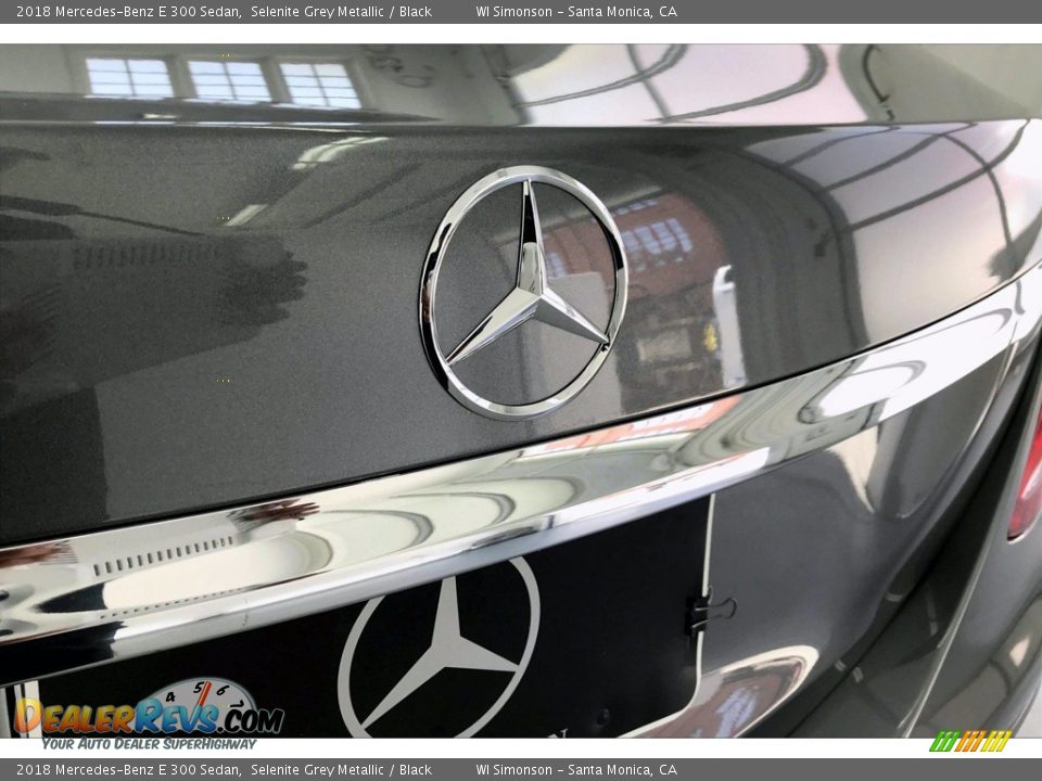 2018 Mercedes-Benz E 300 Sedan Selenite Grey Metallic / Black Photo #7