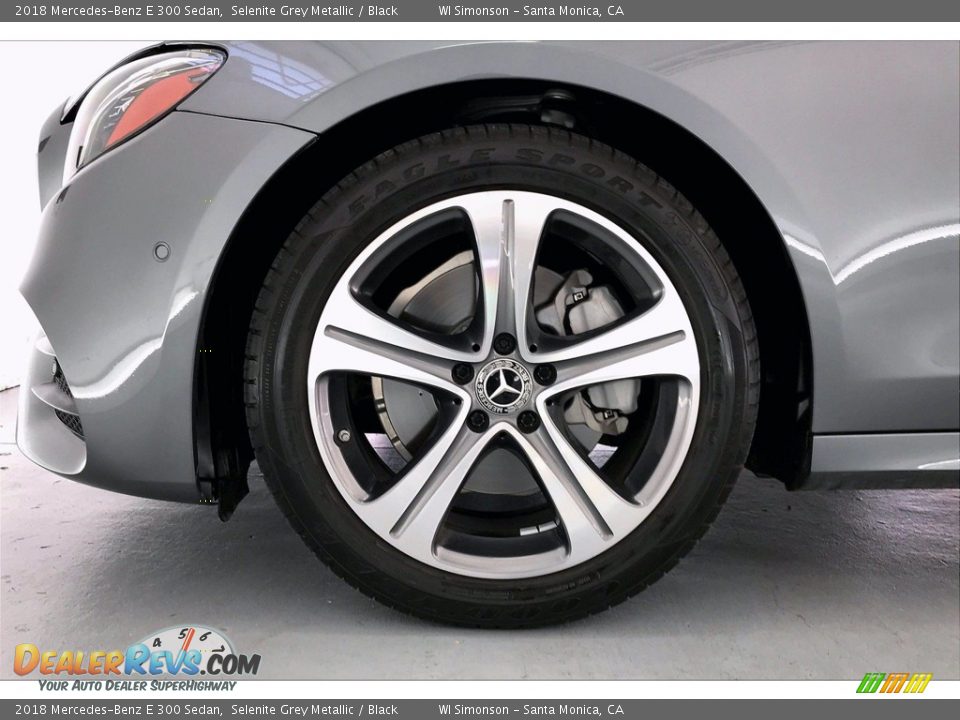 2018 Mercedes-Benz E 300 Sedan Selenite Grey Metallic / Black Photo #8