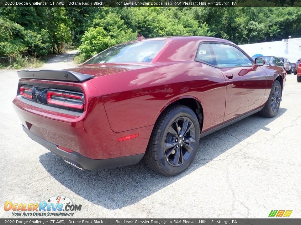 2020 Dodge Challenger GT AWD Octane Red / Black Photo #5
