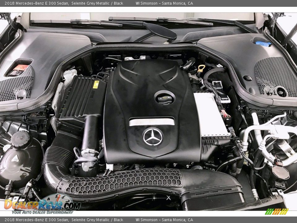 2018 Mercedes-Benz E 300 Sedan Selenite Grey Metallic / Black Photo #9