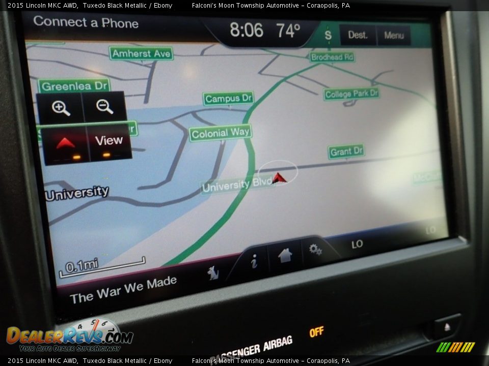 2015 Lincoln MKC AWD Tuxedo Black Metallic / Ebony Photo #21