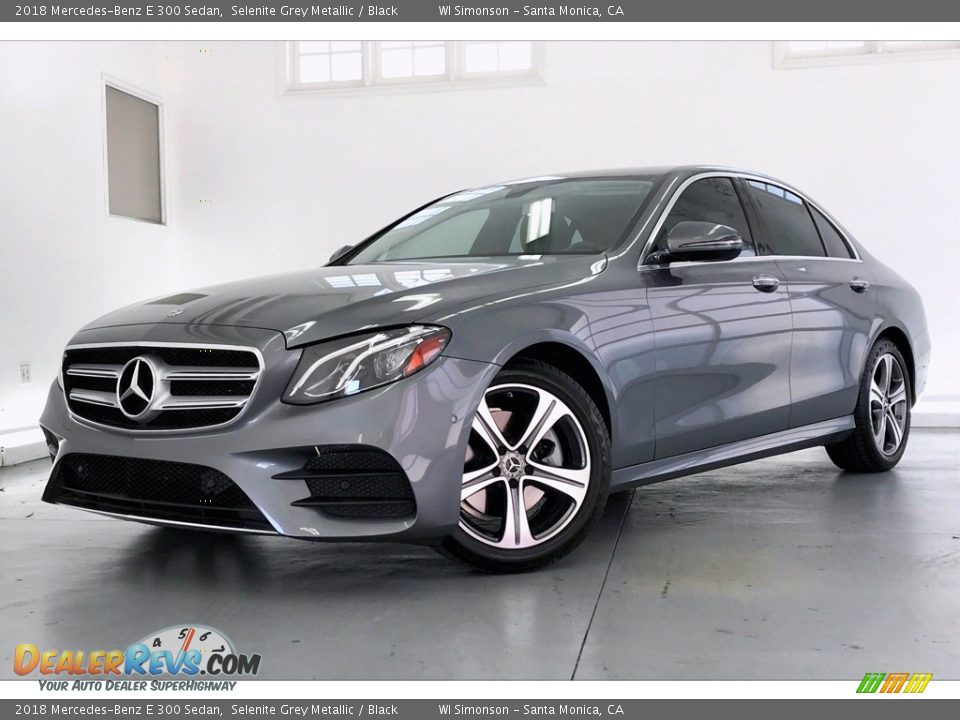 2018 Mercedes-Benz E 300 Sedan Selenite Grey Metallic / Black Photo #12