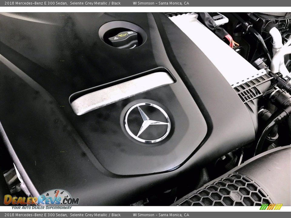 2018 Mercedes-Benz E 300 Sedan Selenite Grey Metallic / Black Photo #31