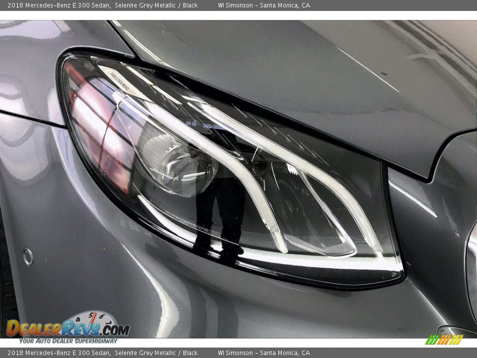 2018 Mercedes-Benz E 300 Sedan Selenite Grey Metallic / Black Photo #32